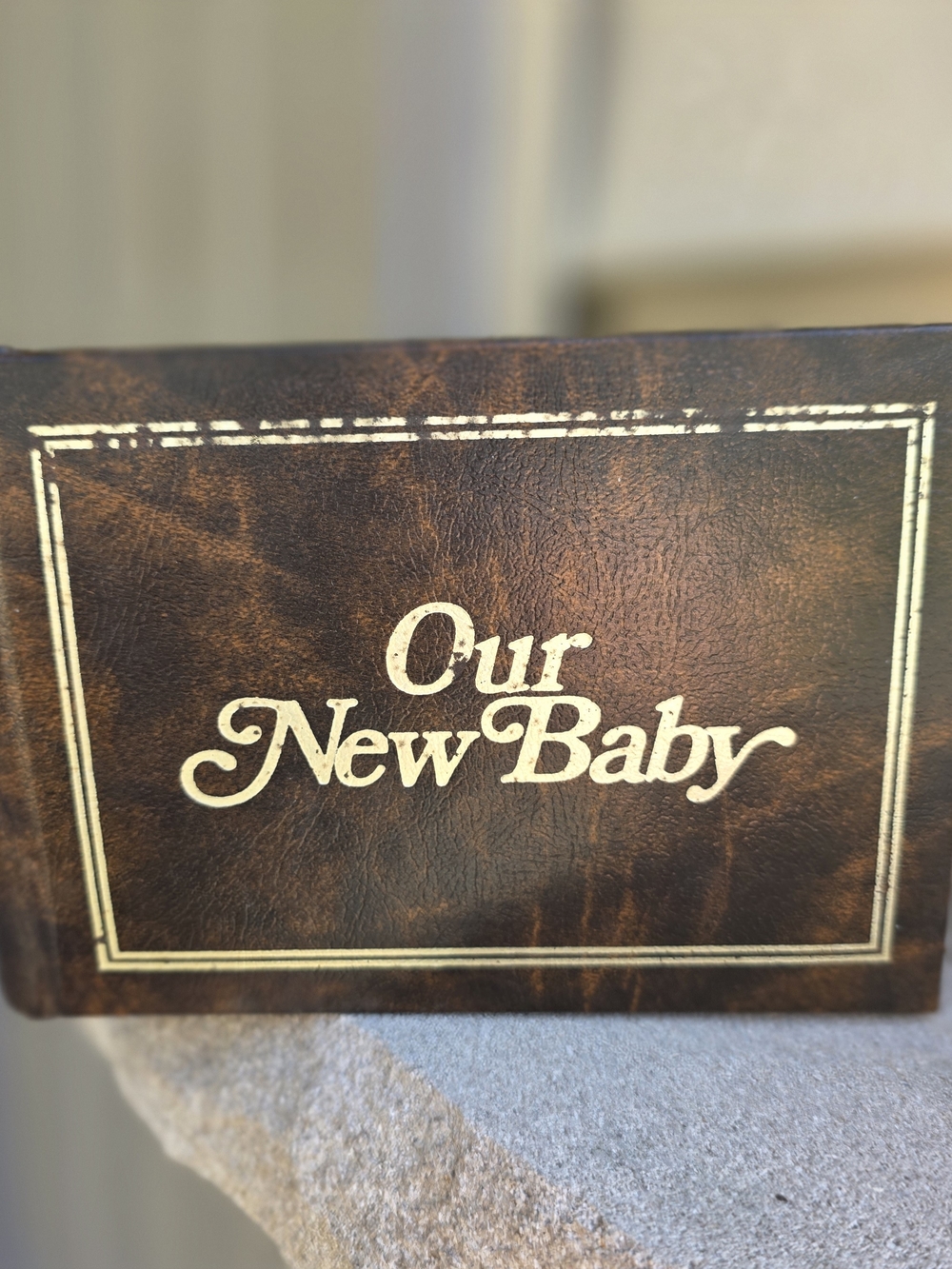 Vintage Holson Our New Baby Photo Album Brag Book